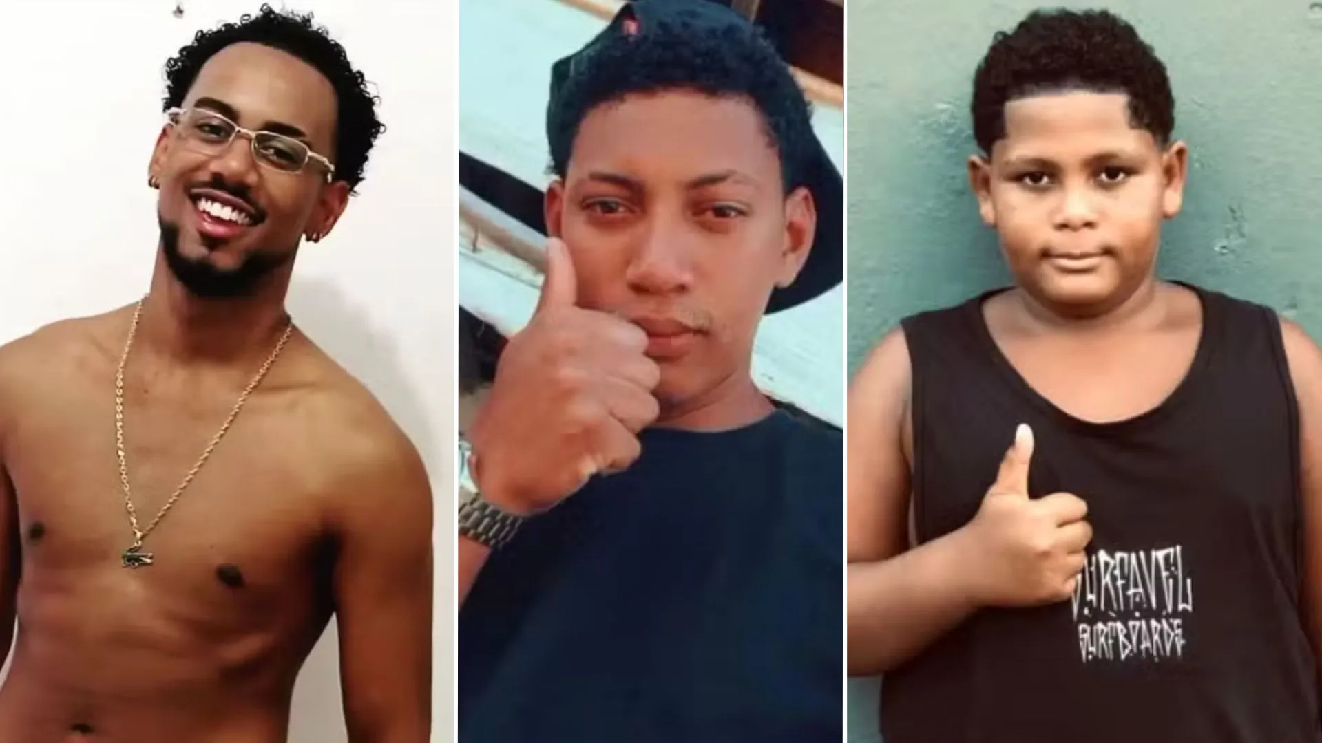 Mateus Ferreira, Joelson Divino e João Victor foram brutalmente assassinados