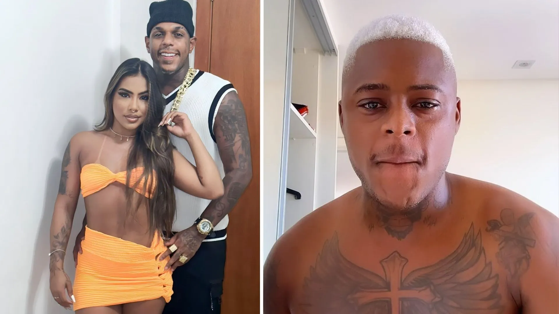 O cantor Oh Polêmico namora com a ex de Zé Paredão, Natalya Nery