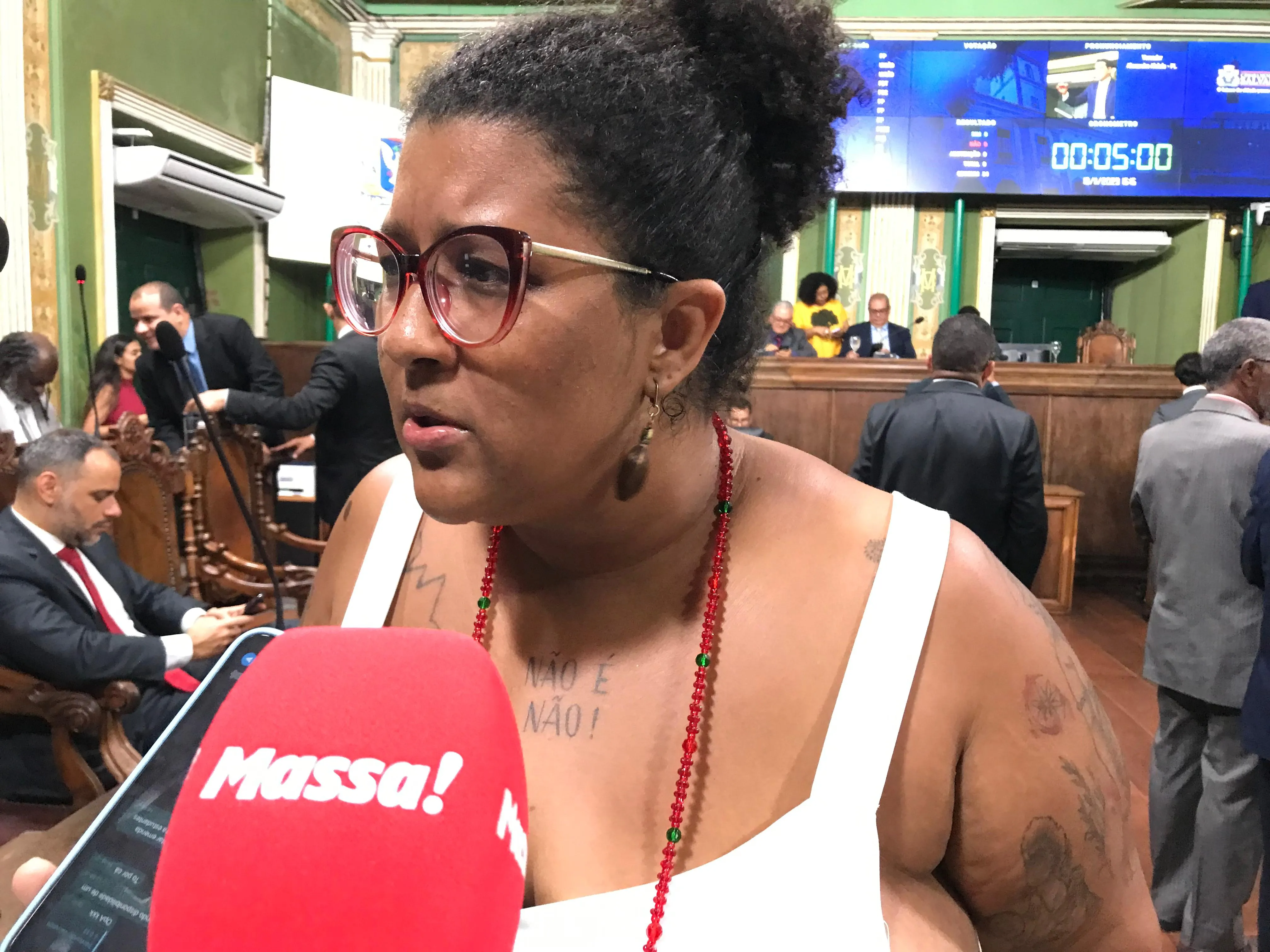 Líder da oposição, Laina Crisóstomo defendeu a medida