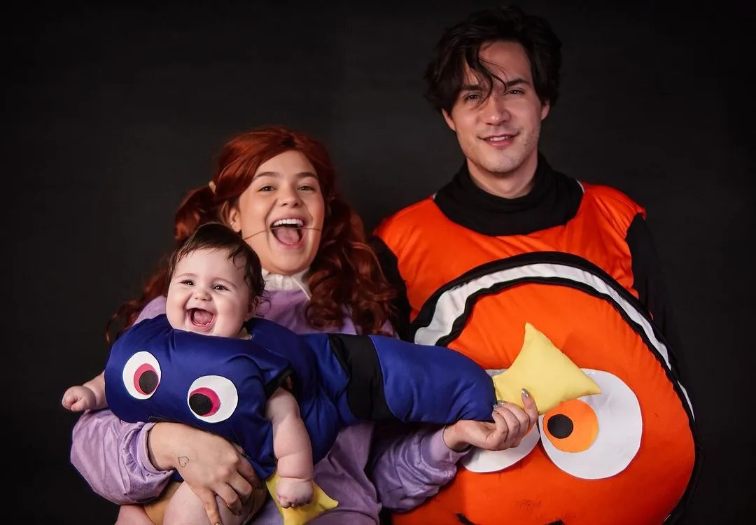 O casal gosta de festas temáticas e à fantasia