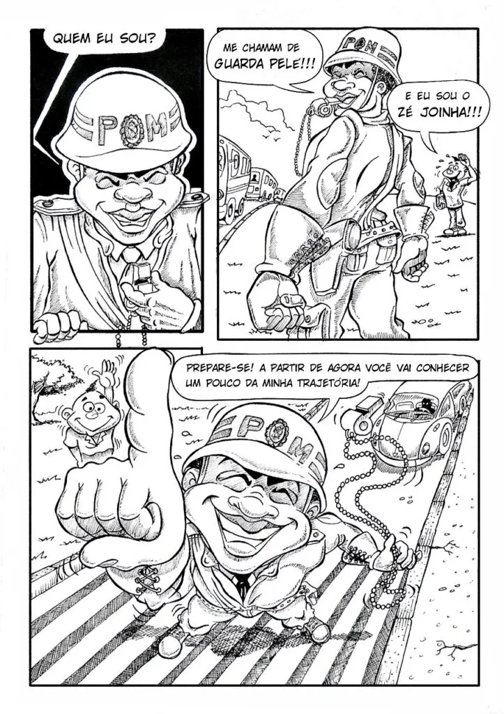 Imagem ilustrativa da imagem PM baiano das antigas vira personagem de quadrinhos