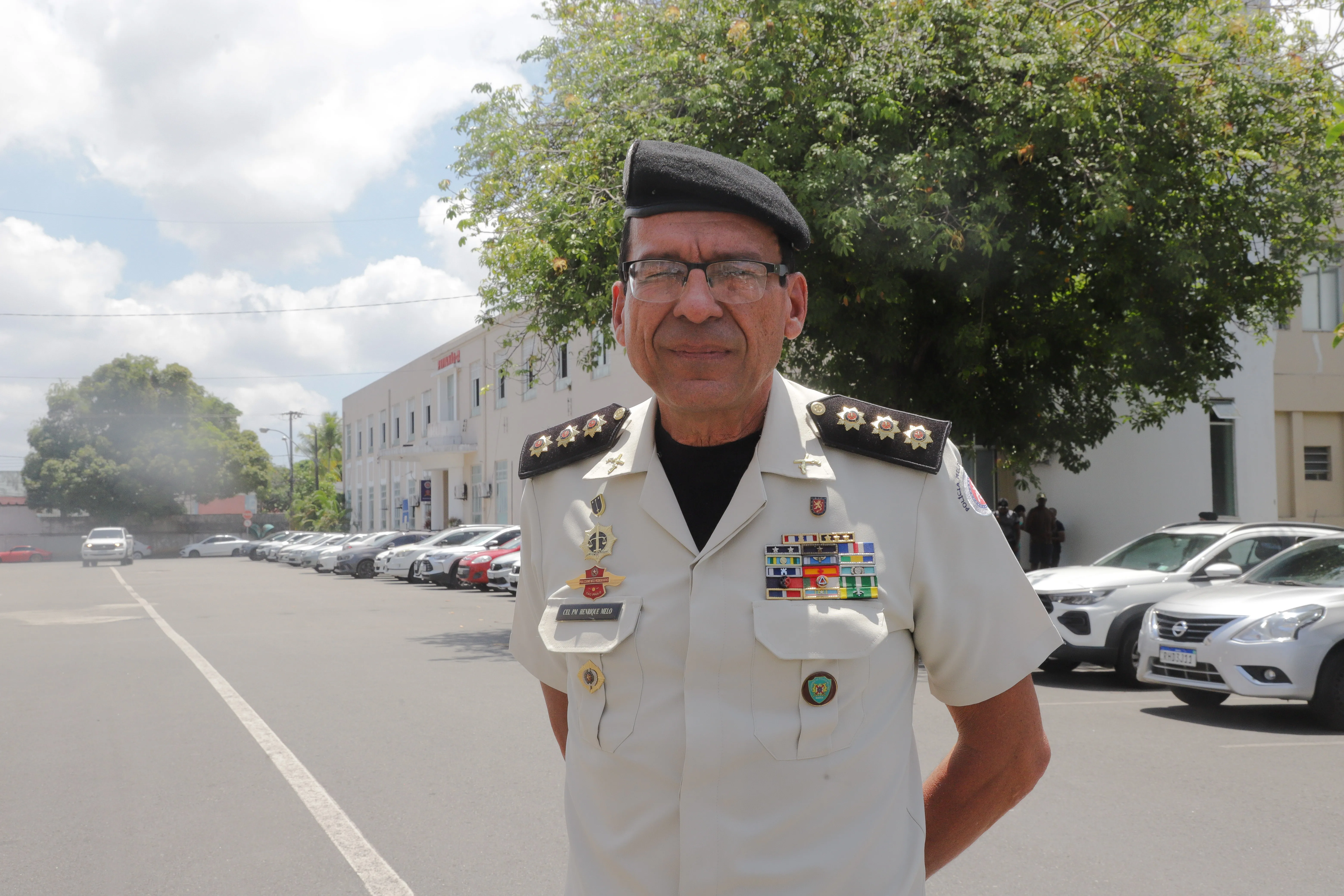 Coronel Henrique Melo, diretor da Academia da PM