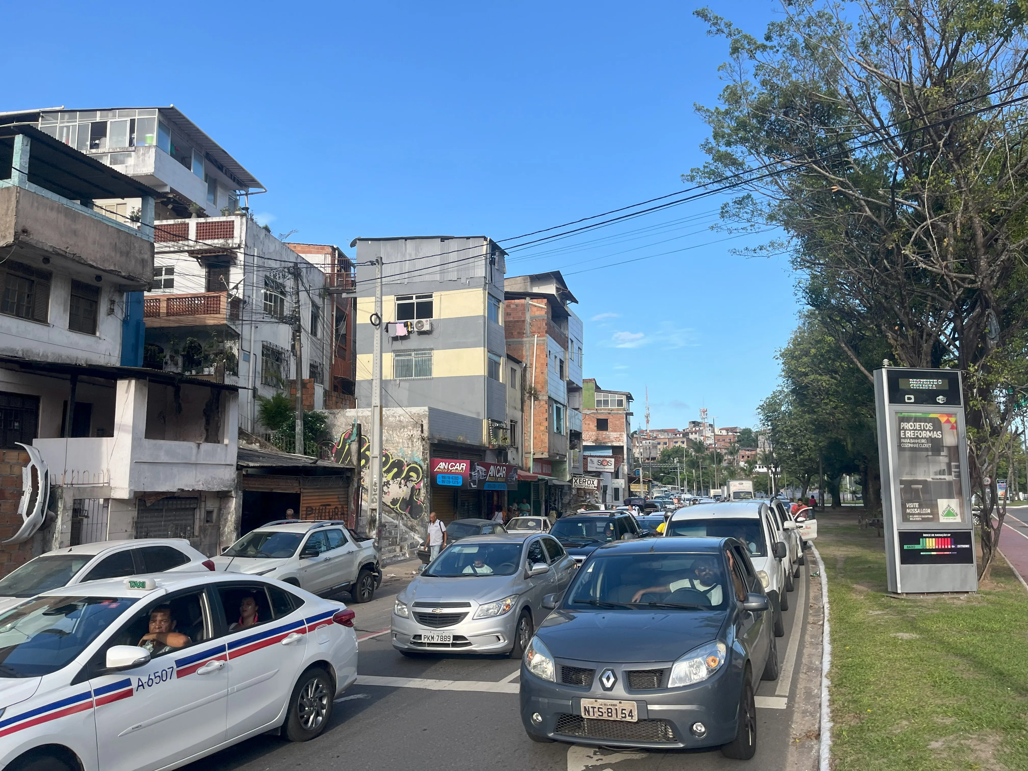 Trânsito complicado nas imediações do Centro