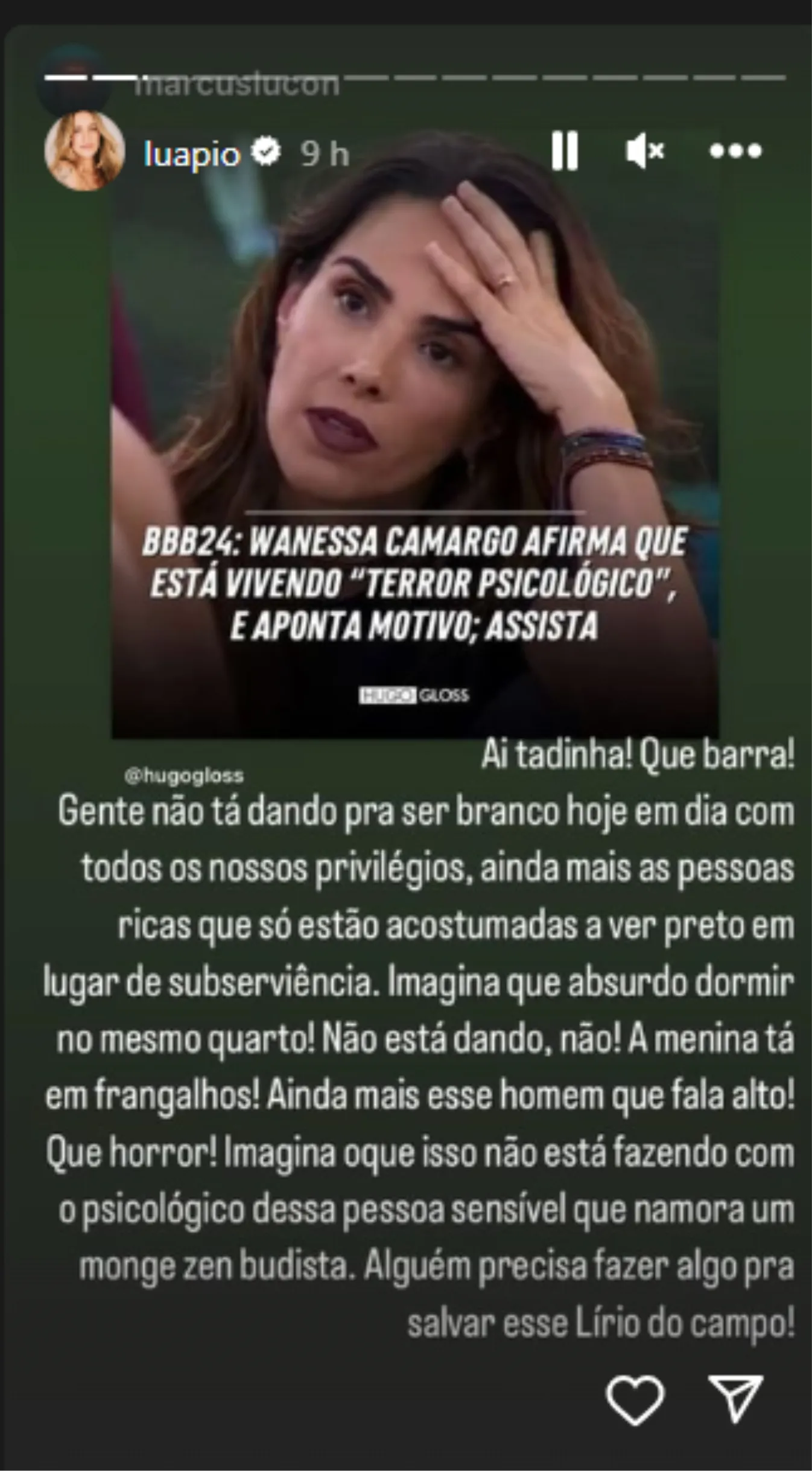 Imagem ilustrativa da imagem Piovani ironiza atitudes de Wanessa Camargo no BBB: "Tá em frangalhos"