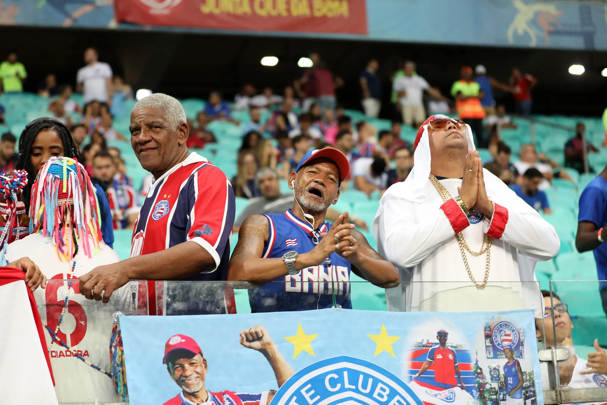 Torcida do Bahia na partida contra o Atlético-MG