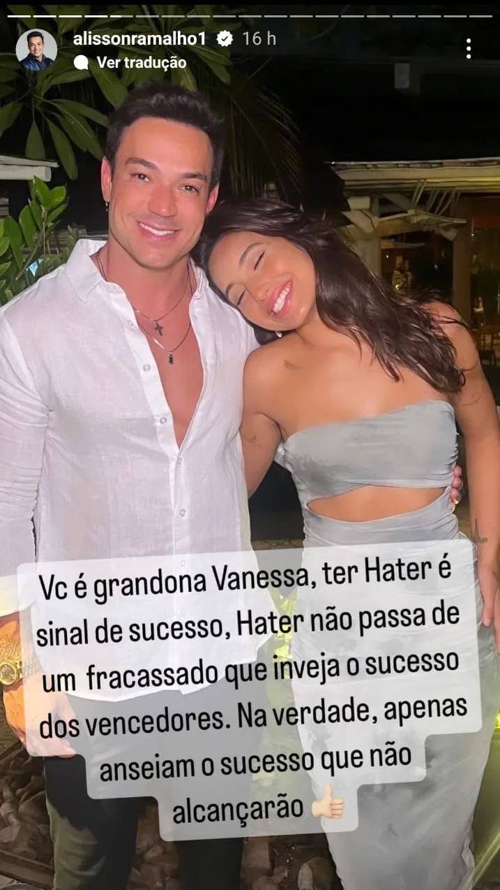 Vanessa é alvo de haters