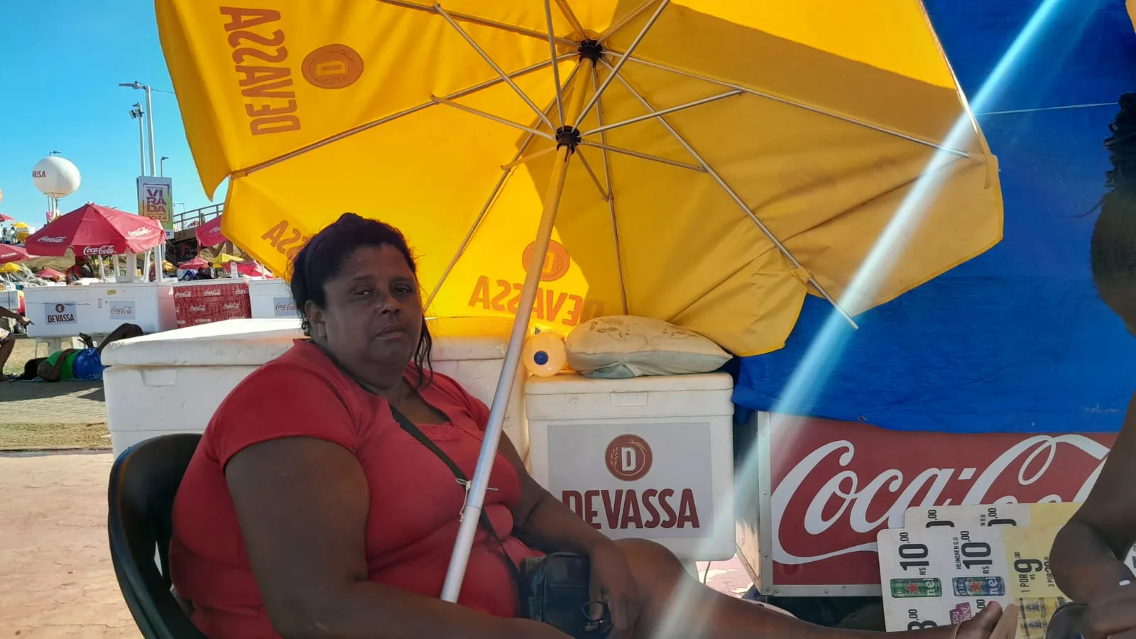 Ambulantes no quinto e último dia do evento