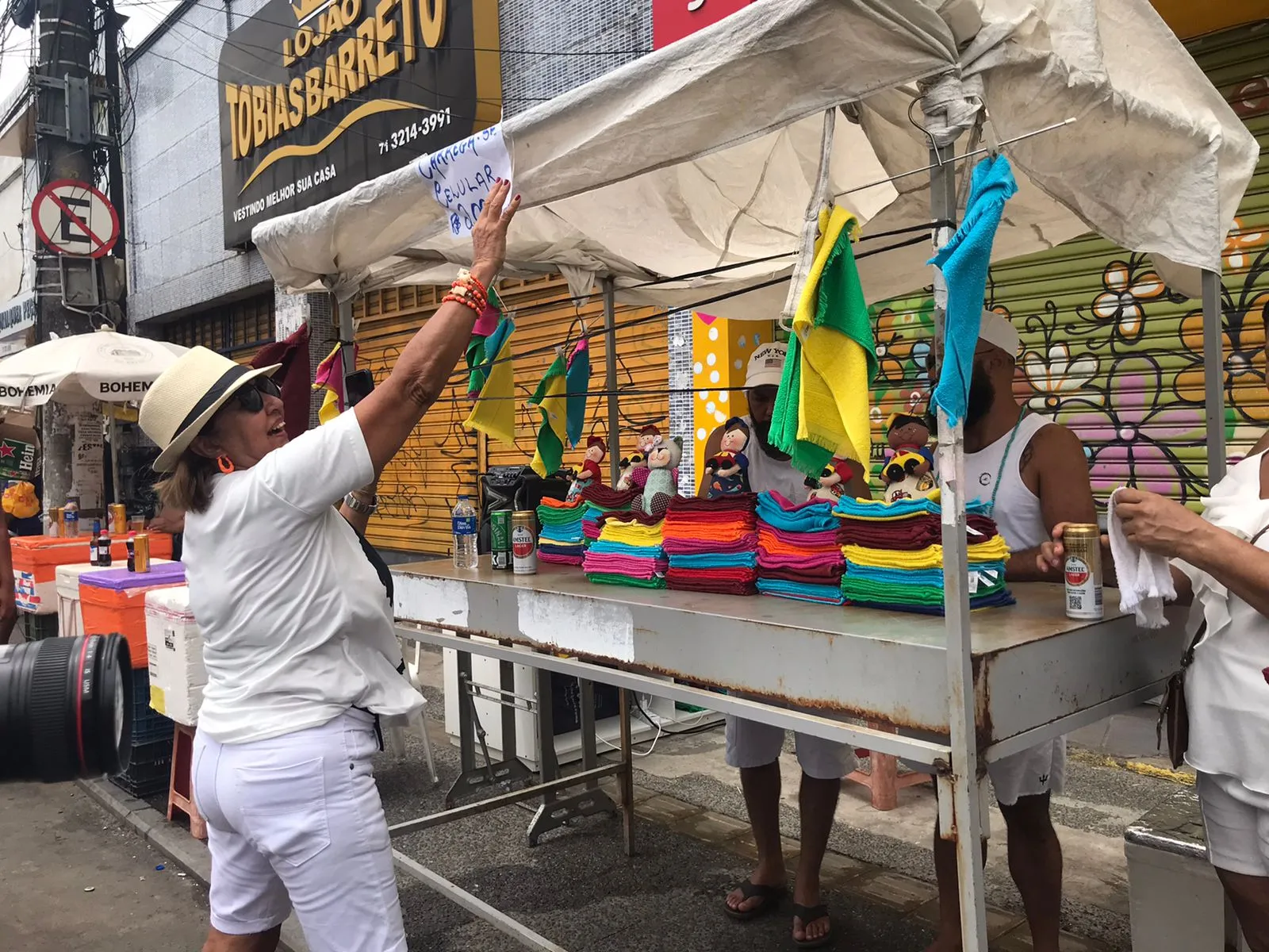 Produtos para combater o calor são comercializados