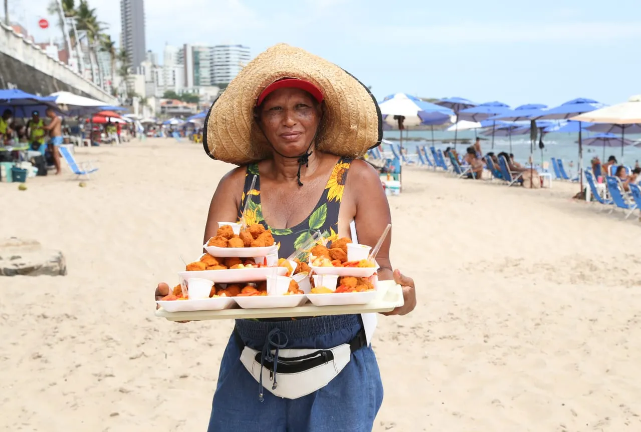 Cristiane Pipão, vendedora de acarajé
