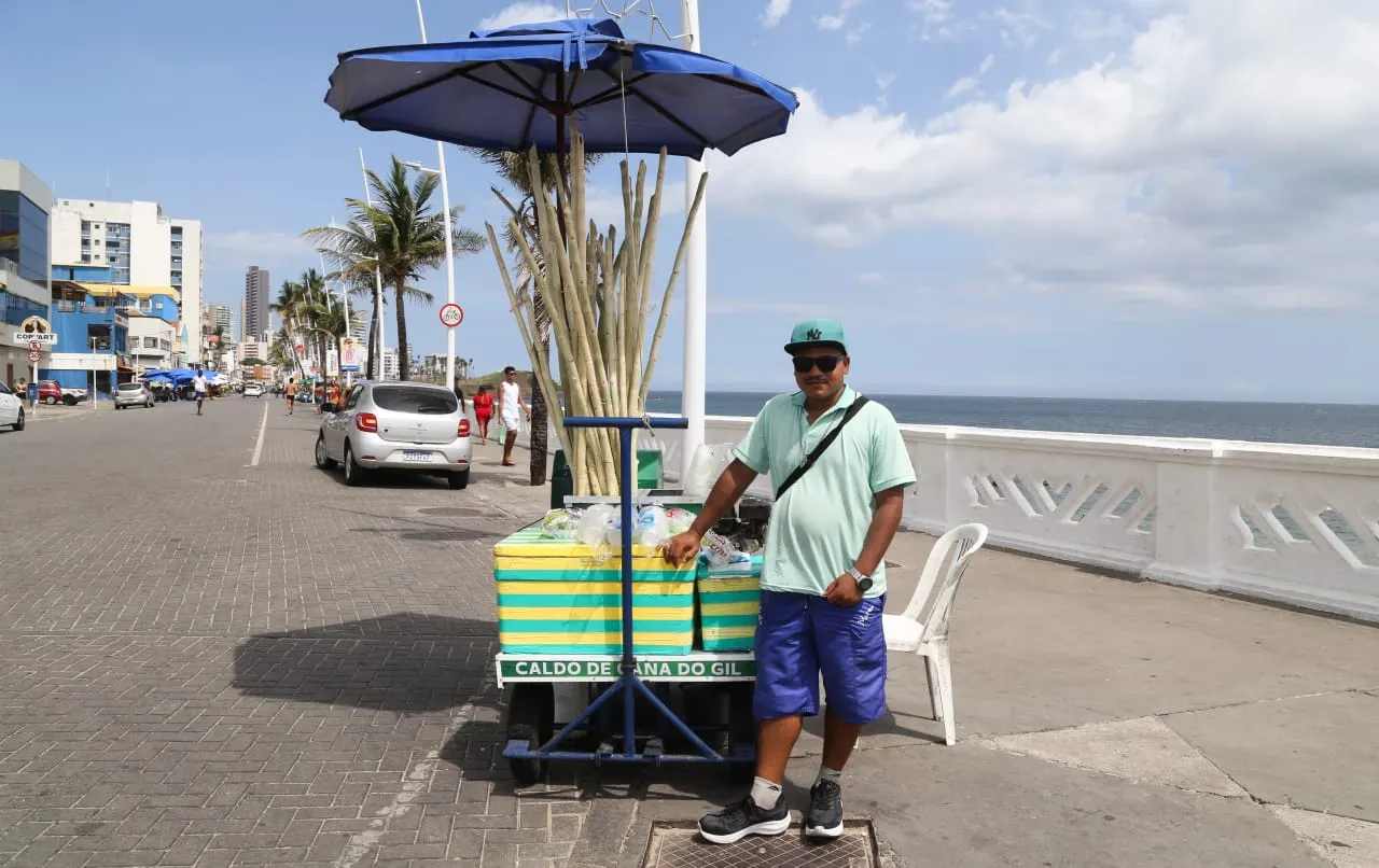 Giovane Jesus, vendedor de caldo de cana