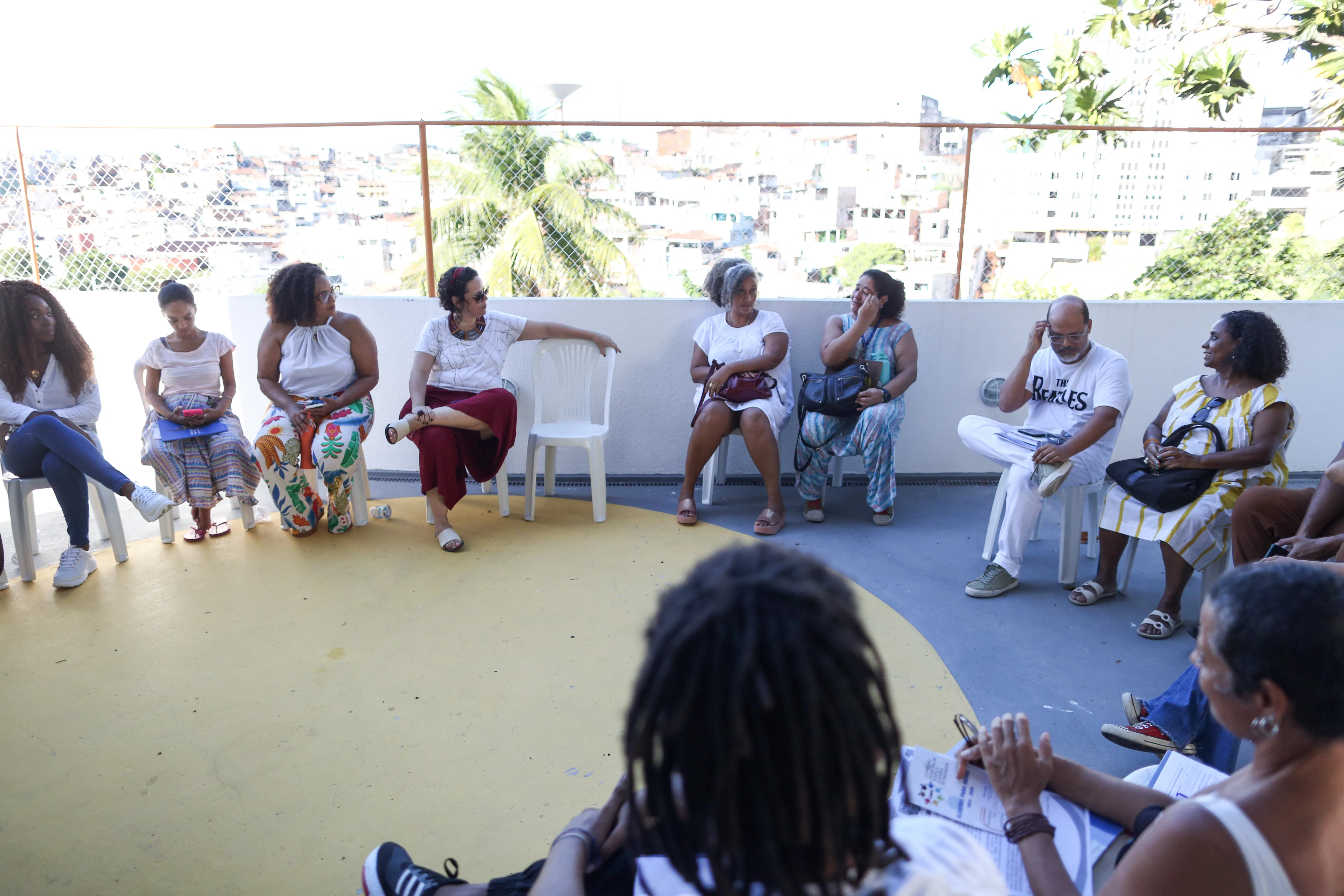 Lançamento da Escola Criativa Boca de Brasa no Centro Comunitário Mãe Carmen do Gantois