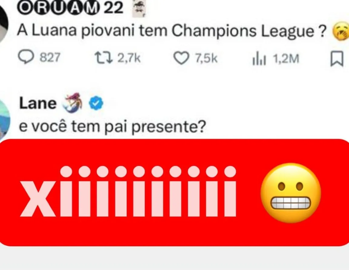 Imagem ilustrativa da imagem Bafafá descontrolado: Luana Piovanni e Neymar seguem discutindo na web