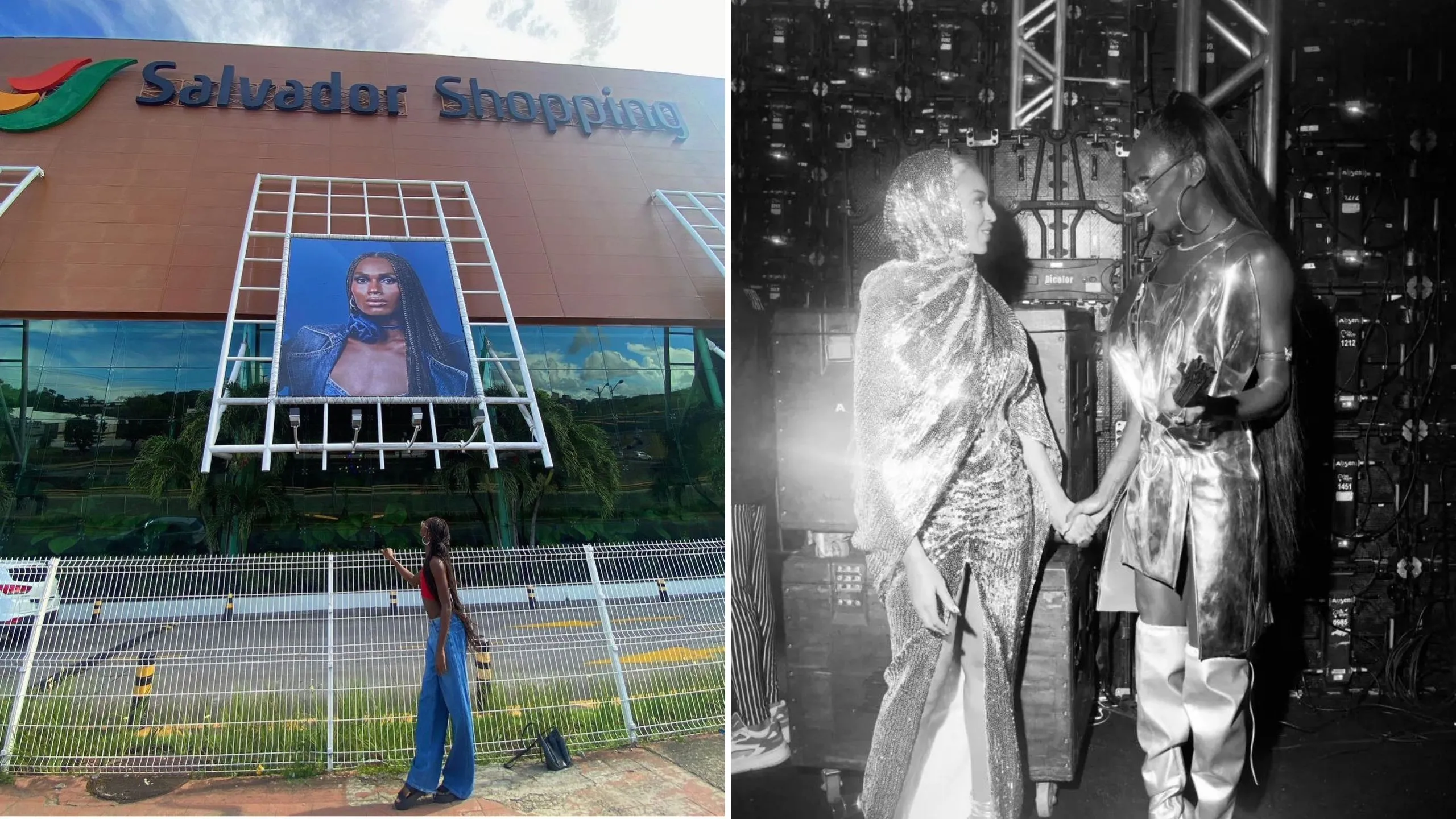 Lunna Montty estampa campanha de shopping center e conhecer Beyoncé