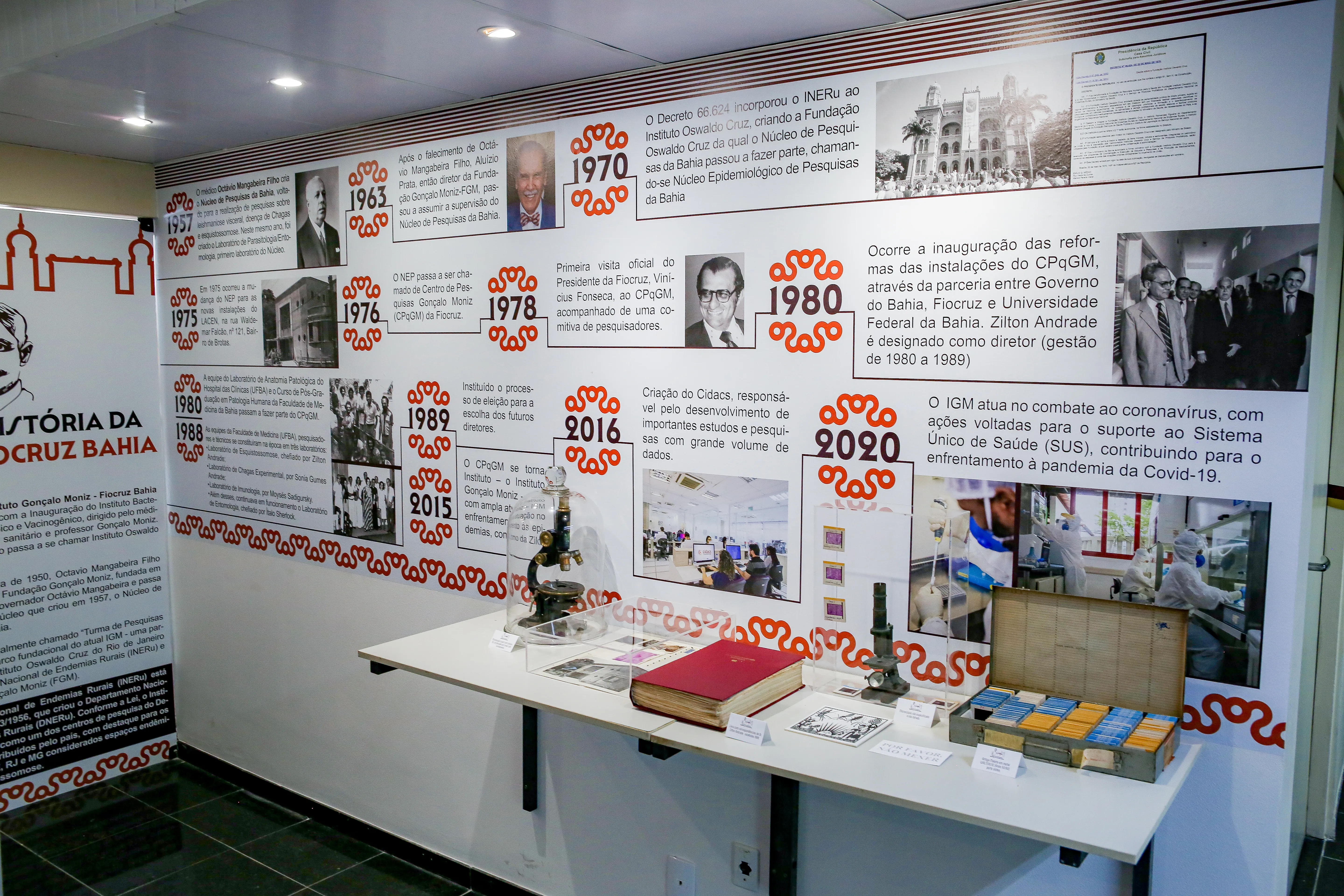 Exposição reúne fotografias de pesquisadores em laboratório e em campo
