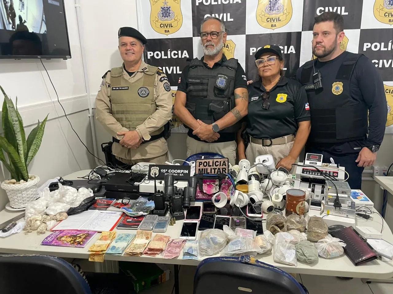 A Operação Labirinto foi deflagrada pela 15ª Coordenadoria Regional de Polícia do Interior (Coorpin/Serrinha)