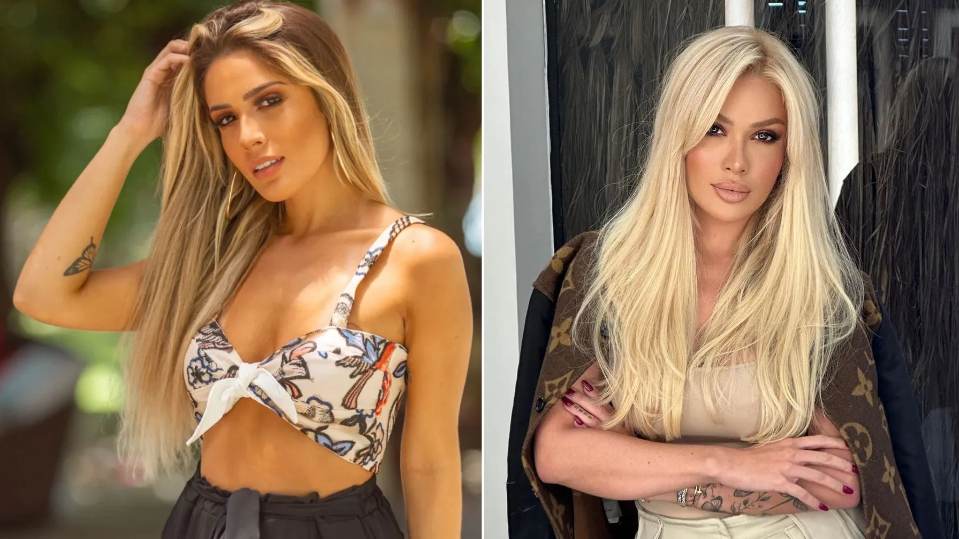 Imagem ilustrativa da imagem Outra mulher! Veja fotos de Karoline Lima antes de 'dar grau' no rosto