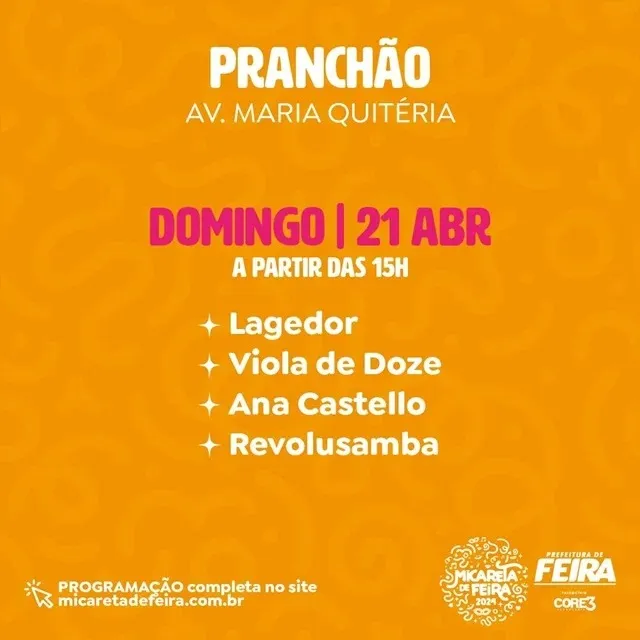 Imagem ilustrativa da imagem Prefeitura de Feira divulga programação completa da Micareta 2024