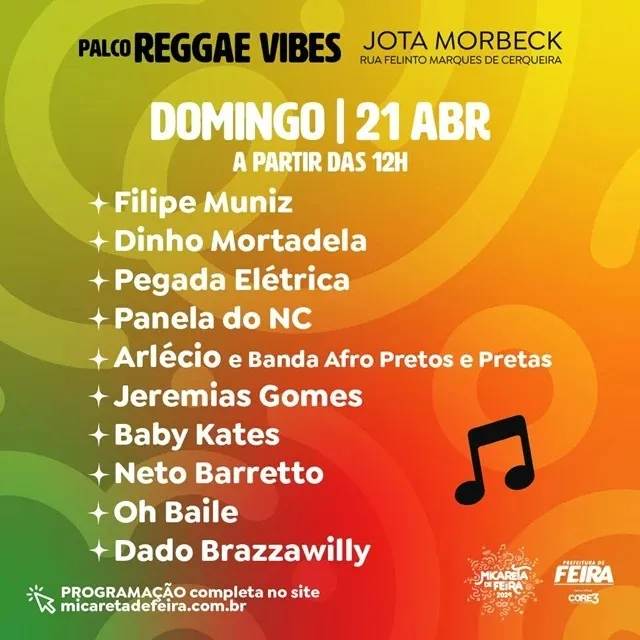 Imagem ilustrativa da imagem Prefeitura de Feira divulga programação completa da Micareta 2024