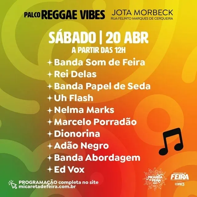 Imagem ilustrativa da imagem Prefeitura de Feira divulga programação completa da Micareta 2024