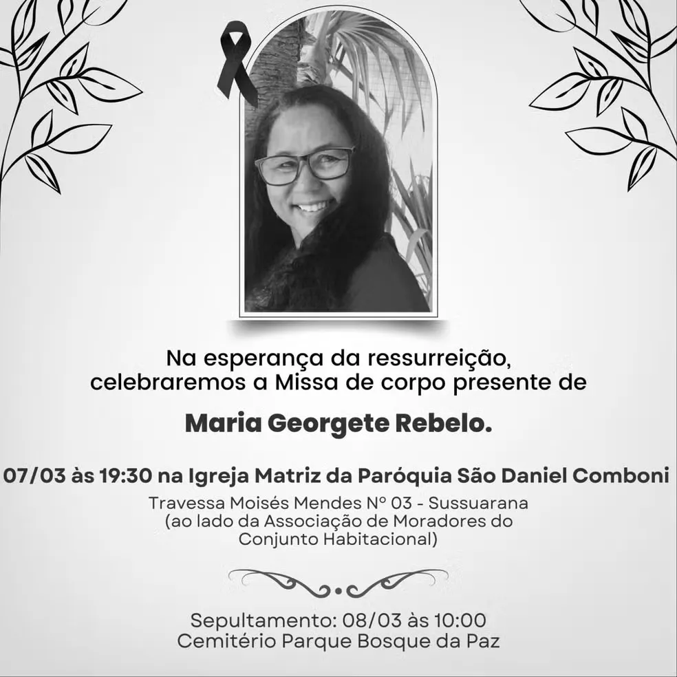 Georgete Santos será enterrada nesta sexta