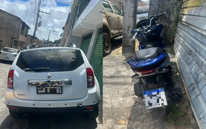 Maloqueiros 'malocaram' automóveis roubados no bairro