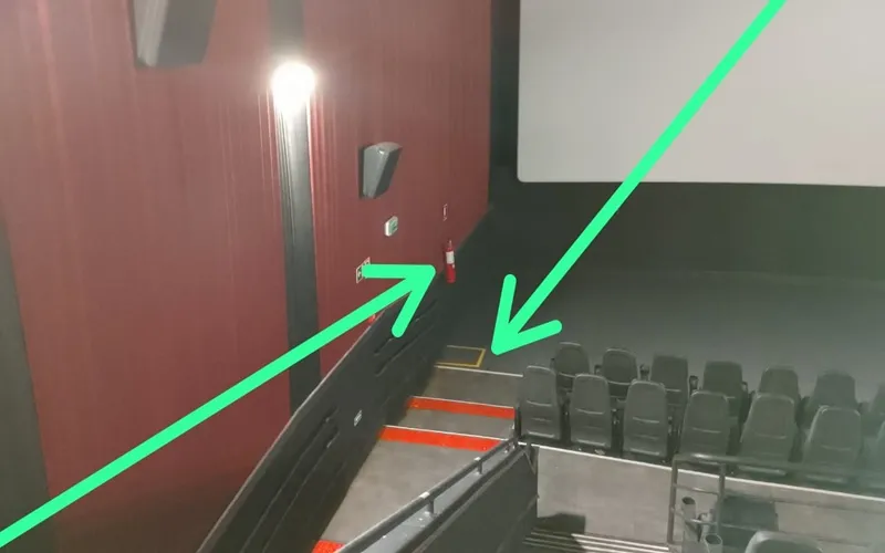 A assessoria do Cinemark Salvador enviou uma foto da sala de cinema à reportagem