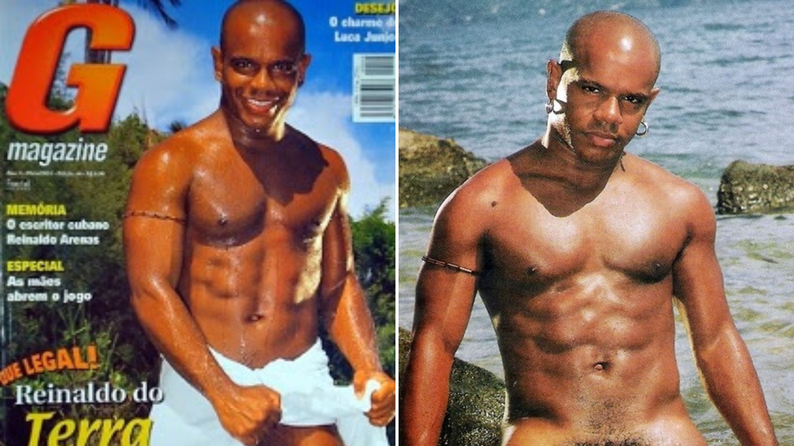 Reinaldo Terra Samba posou nu em 1999