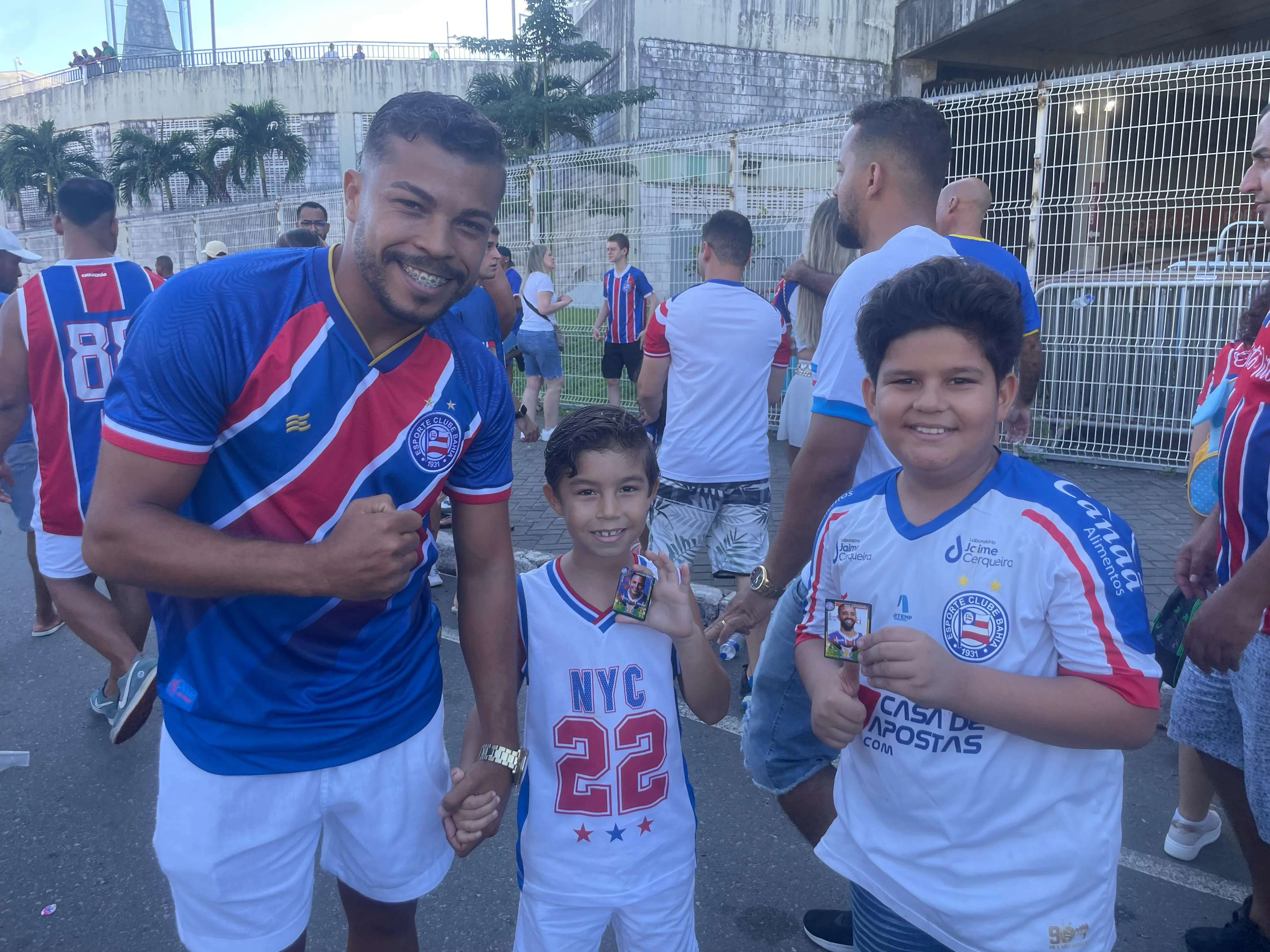 Danilo, seu filho Daniel e sobrinho Tauan