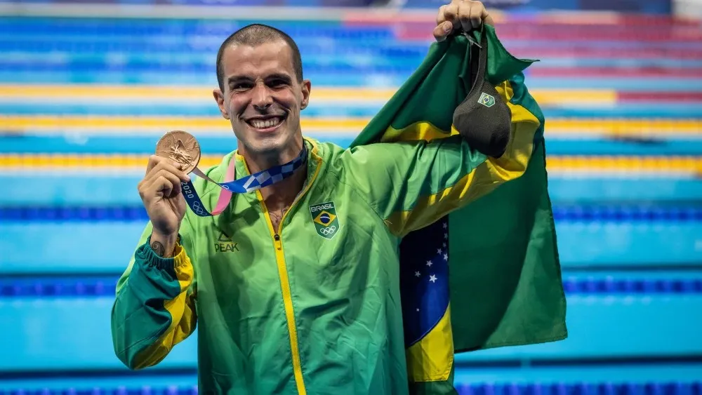 Bruno Fratus já foi medalha de bronze nos Jogos Olímpicos