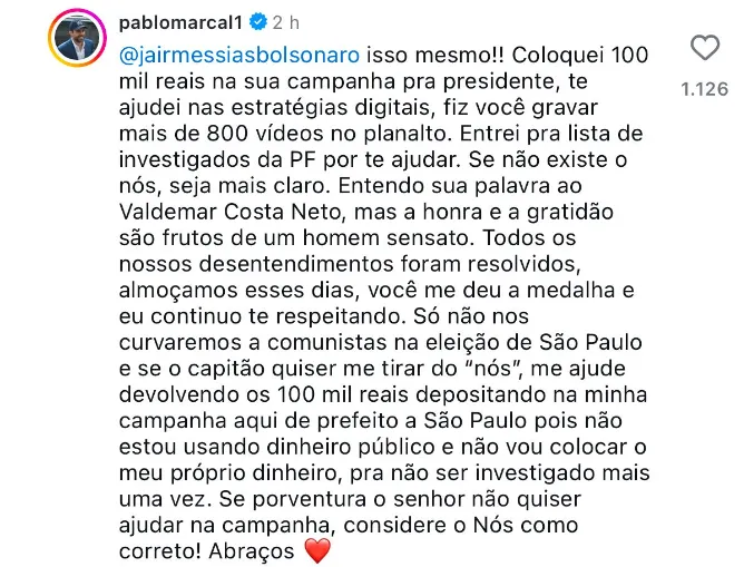 Imagem ilustrativa da imagem Associação ao tráfico, cadeirada e mais: relembre confusões com Pablo Marçal