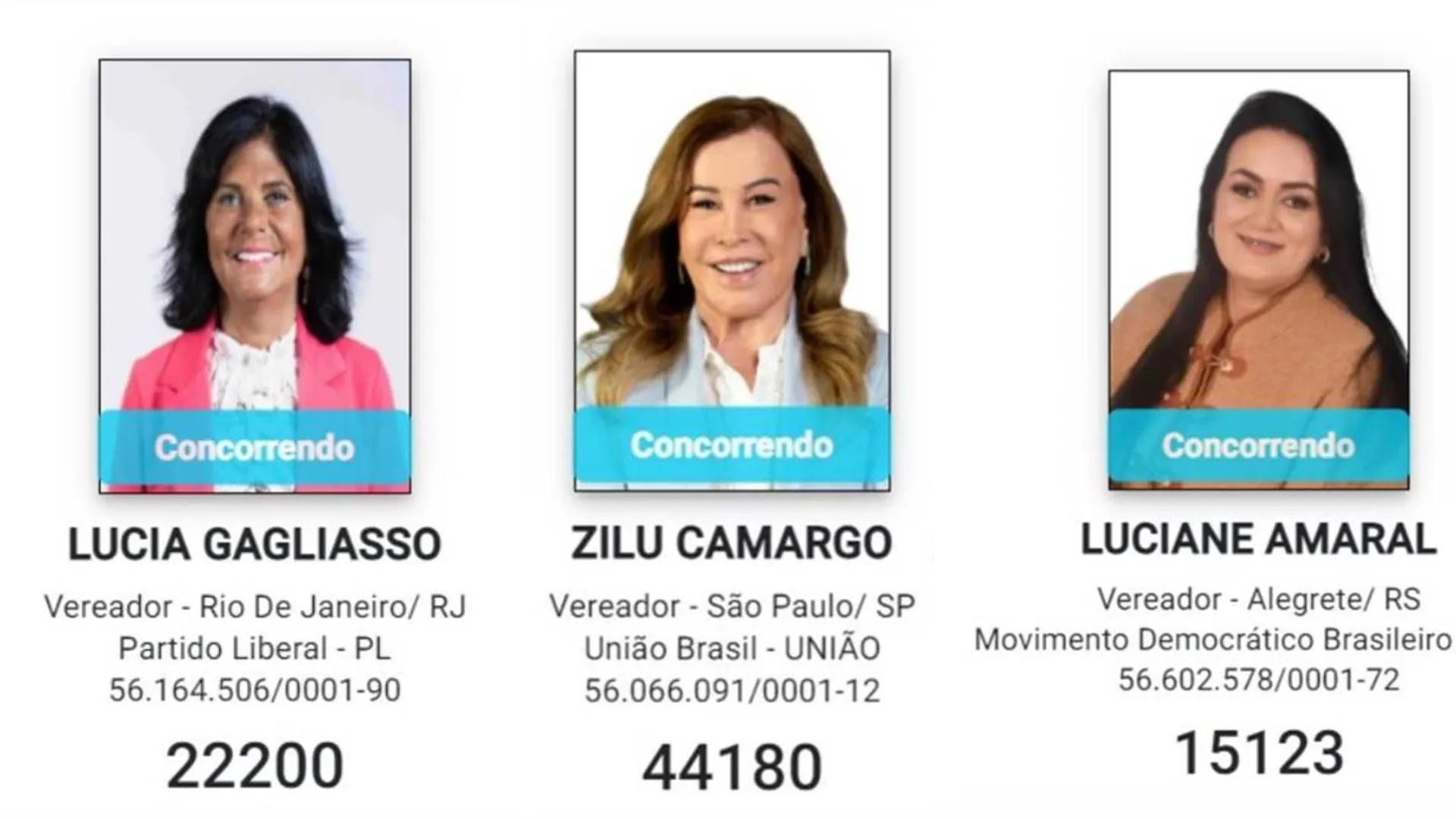 Imagem ilustrativa da imagem De ídolo do futebol à mãe de ex-BBB: veja candidatos famosos do Brasil