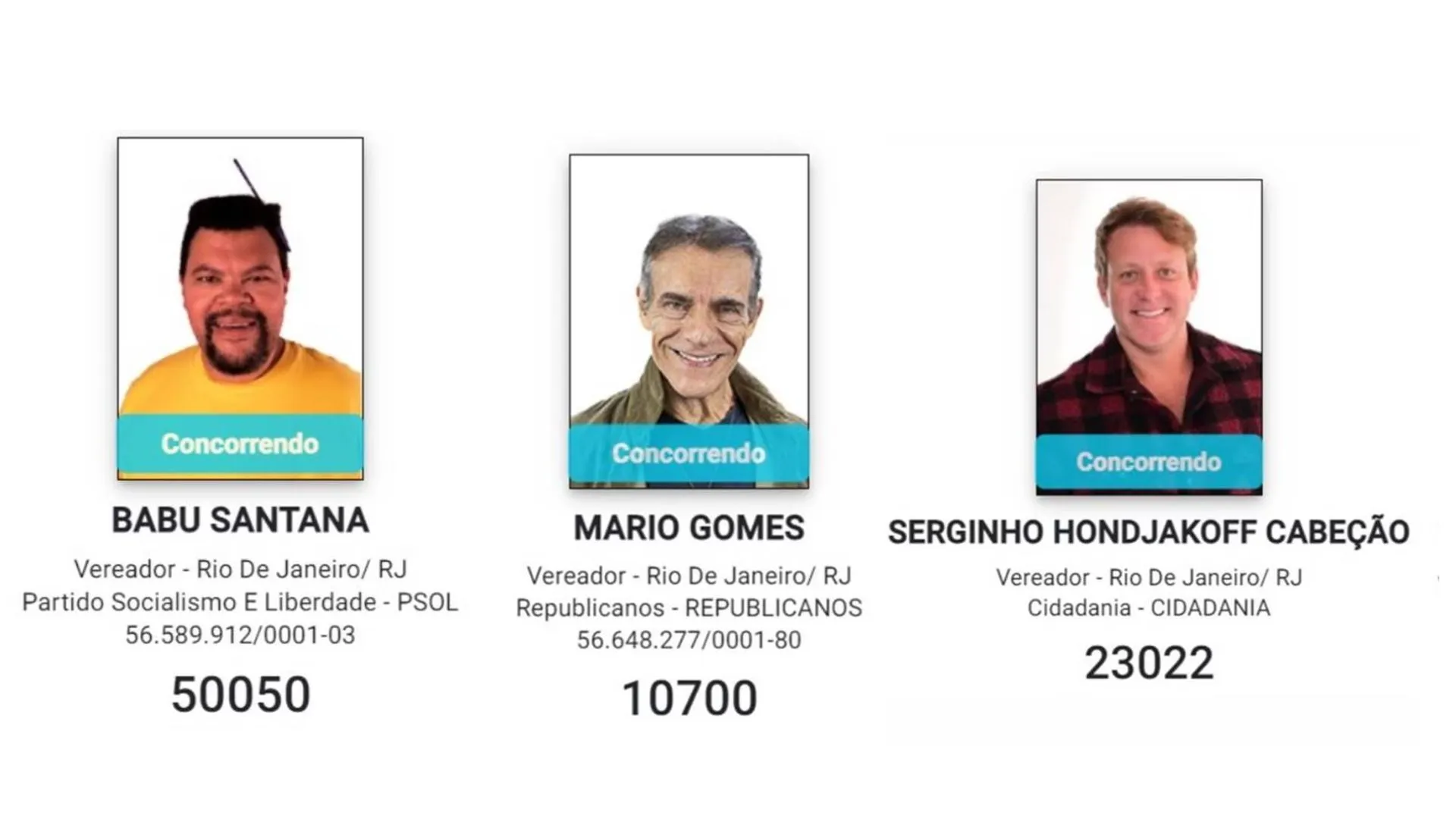 Imagem ilustrativa da imagem De ídolo do futebol à mãe de ex-BBB: veja candidatos famosos do Brasil