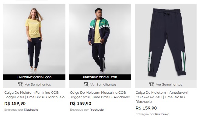 Imagem ilustrativa da imagem Detonadas, peças do uniforme do Brasil na Olimpíada custam até R$ 599; veja lista