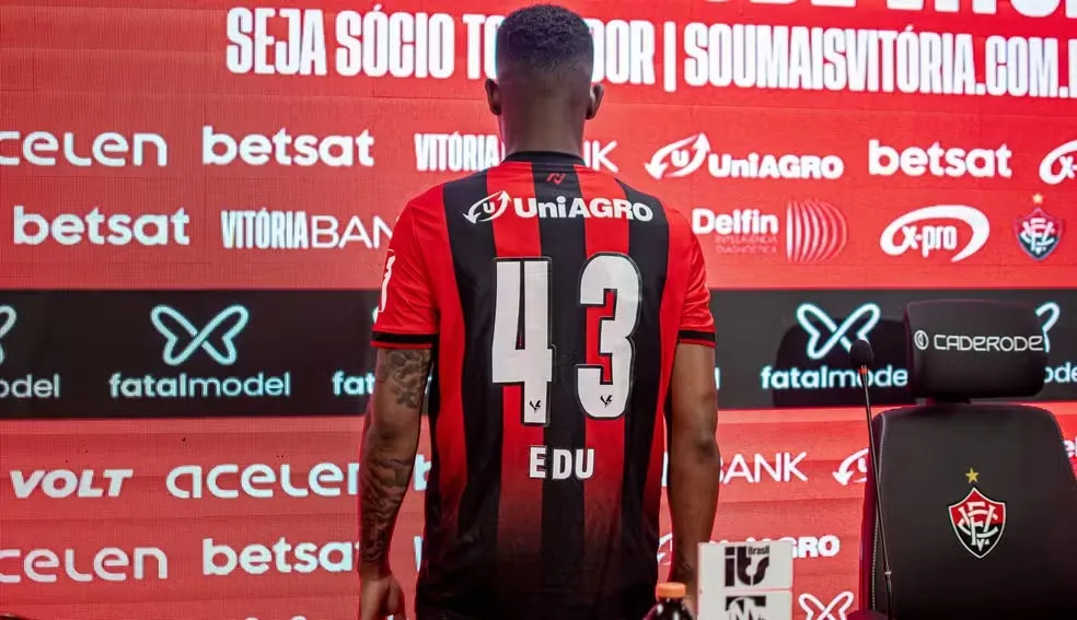 Zagueiro Edu usará camisa 43