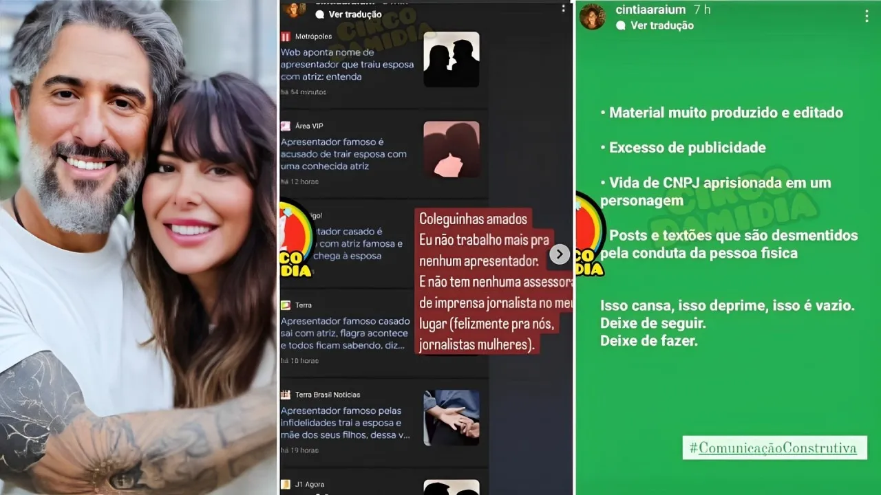 Marcos Mion é apontado como suposto apresentador que traiu esposa com atriz