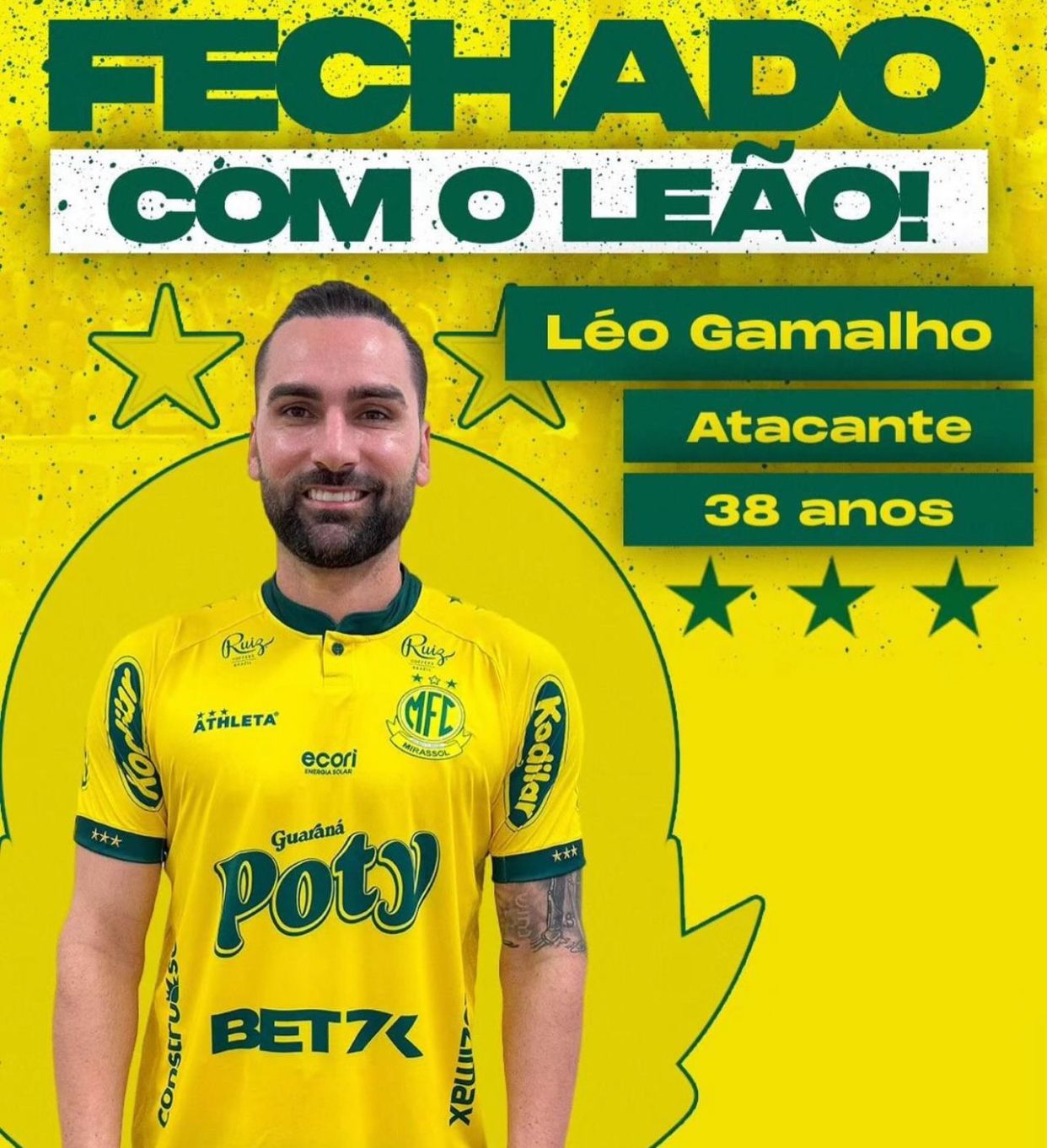 Atacante deixa o Leão e vai para equipe do interior paulista