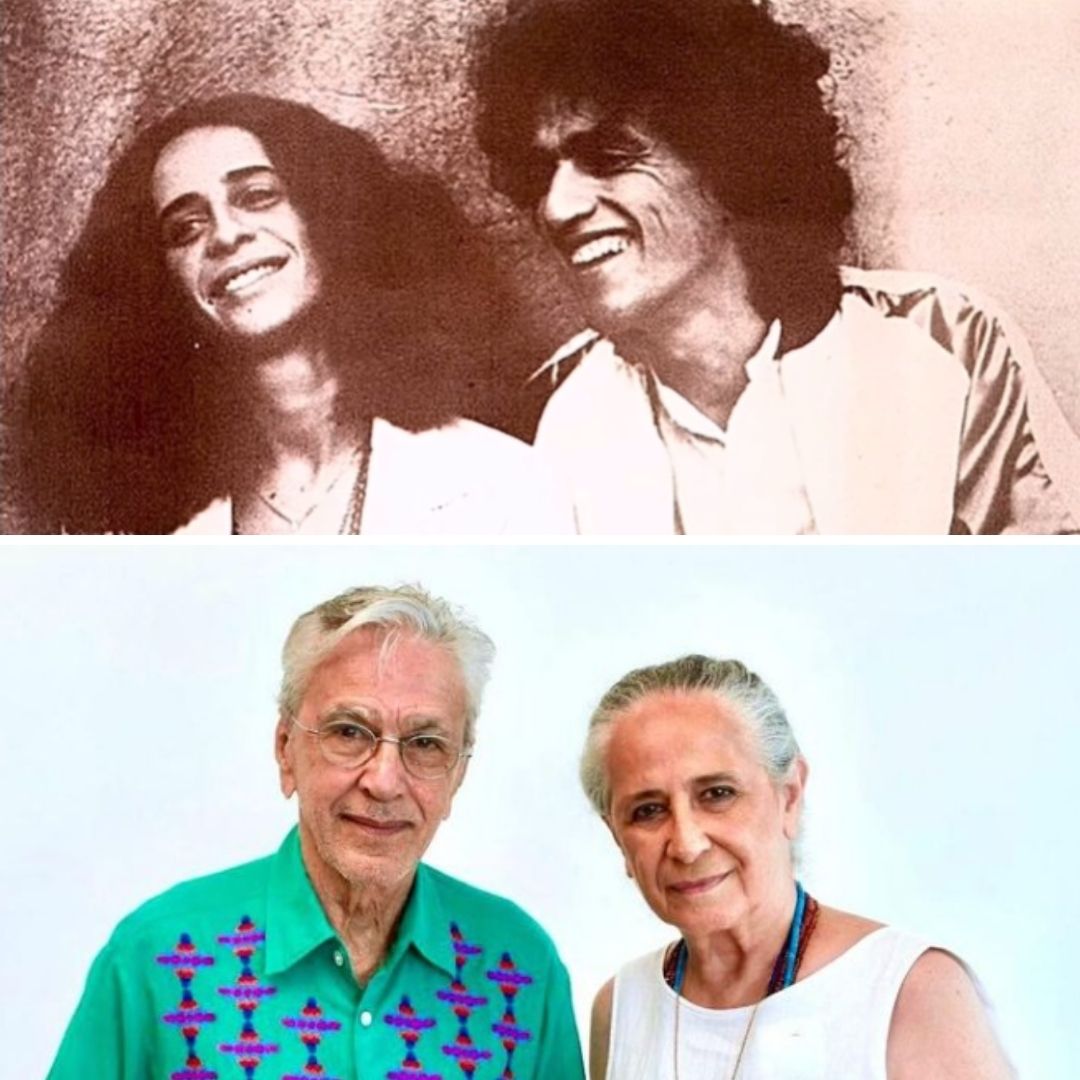 Os irmãos Maria Bethânia e Caetano Veloso