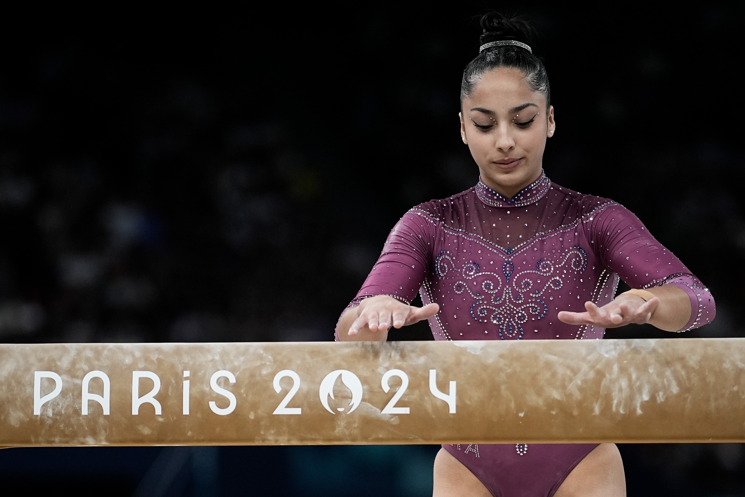 Júlia Soares representou o Brasil na final da trave