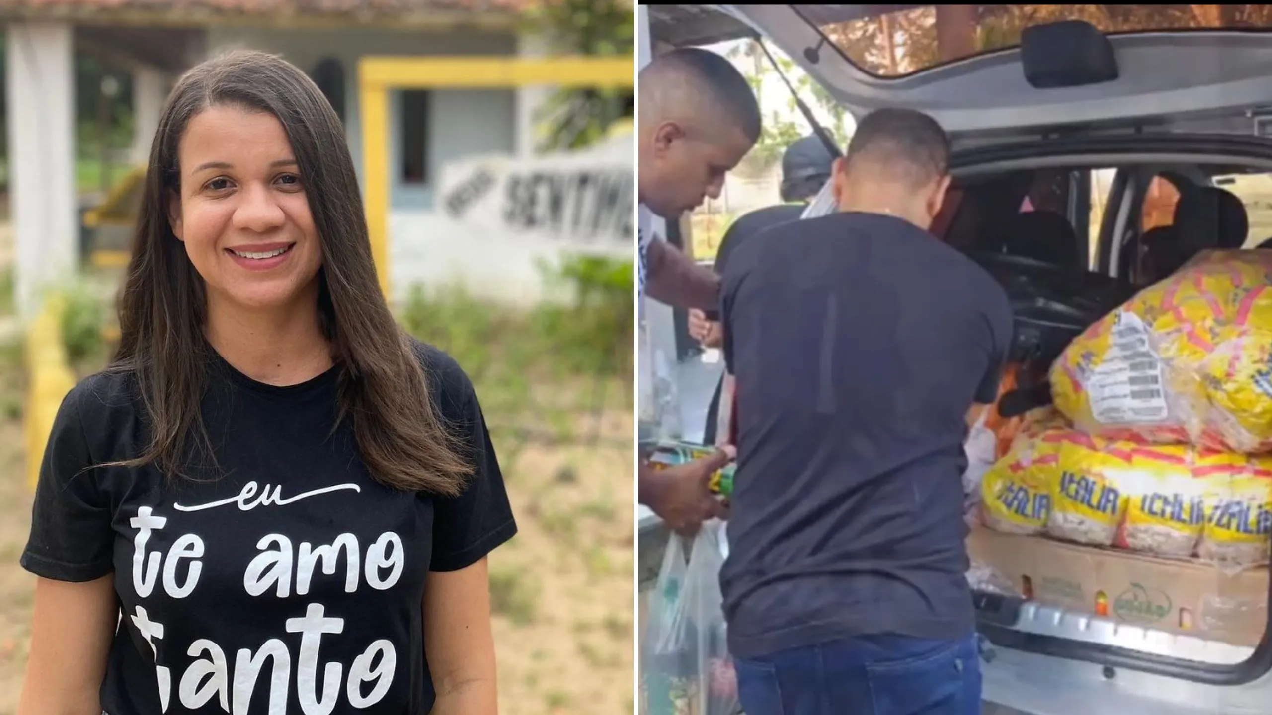 Vânia Silva é gestora no projeto social Casa  Sentimento Novo