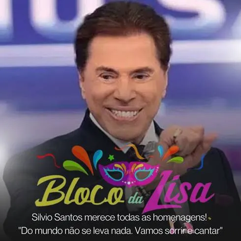 Imagem ilustrativa da imagem Silvio Santos será homenageado no Carnaval 2025