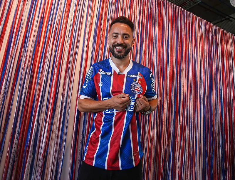 Apresentação de Éverton Ribeiro, principal contratação do Bahia para 2024