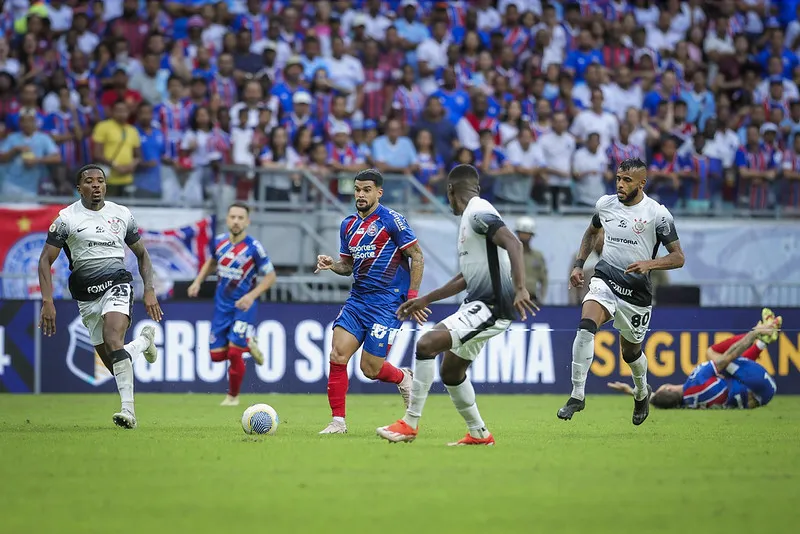 Bahia 0 x 1 Corinthians, no primeiro turno do Brasileirão.