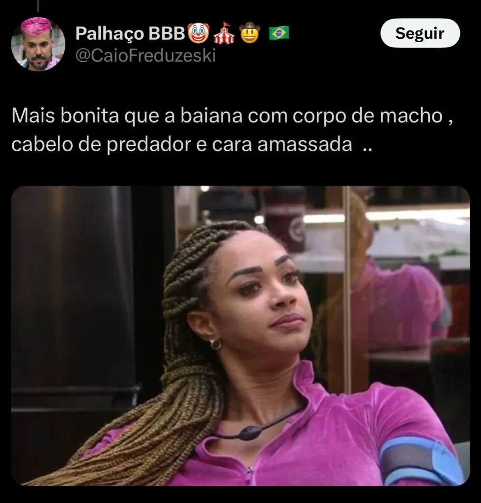 Imagem ilustrativa da imagem Aline Patriarca sofre racismo e equipe diz que vai processar envolvido