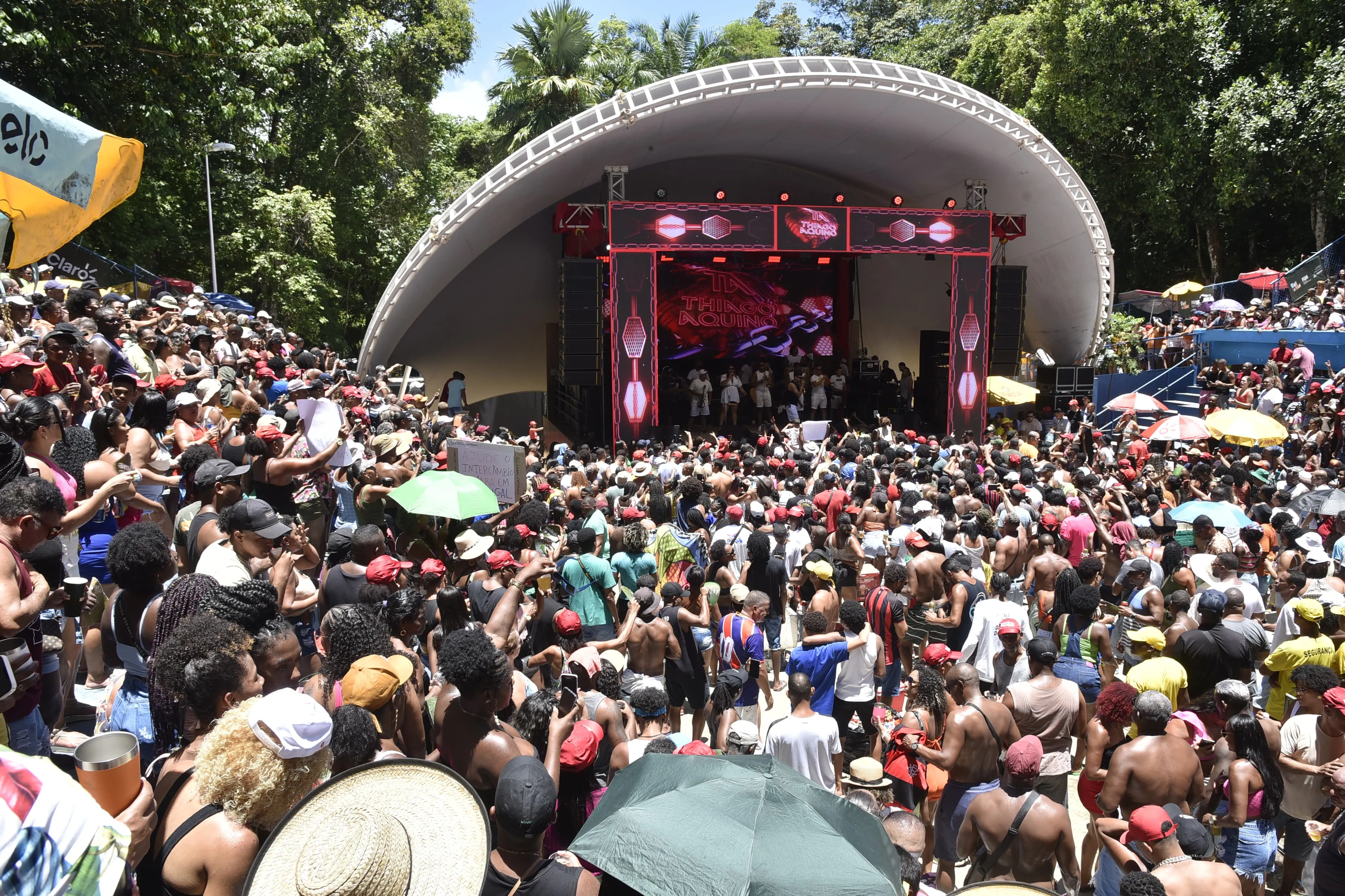 Aquino levou multidão no Festival no Parque