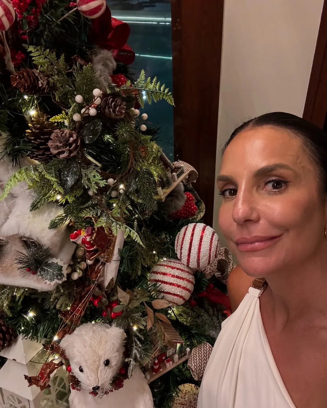 Ivete Sangalo curtiu o Natal em Praia do Forte