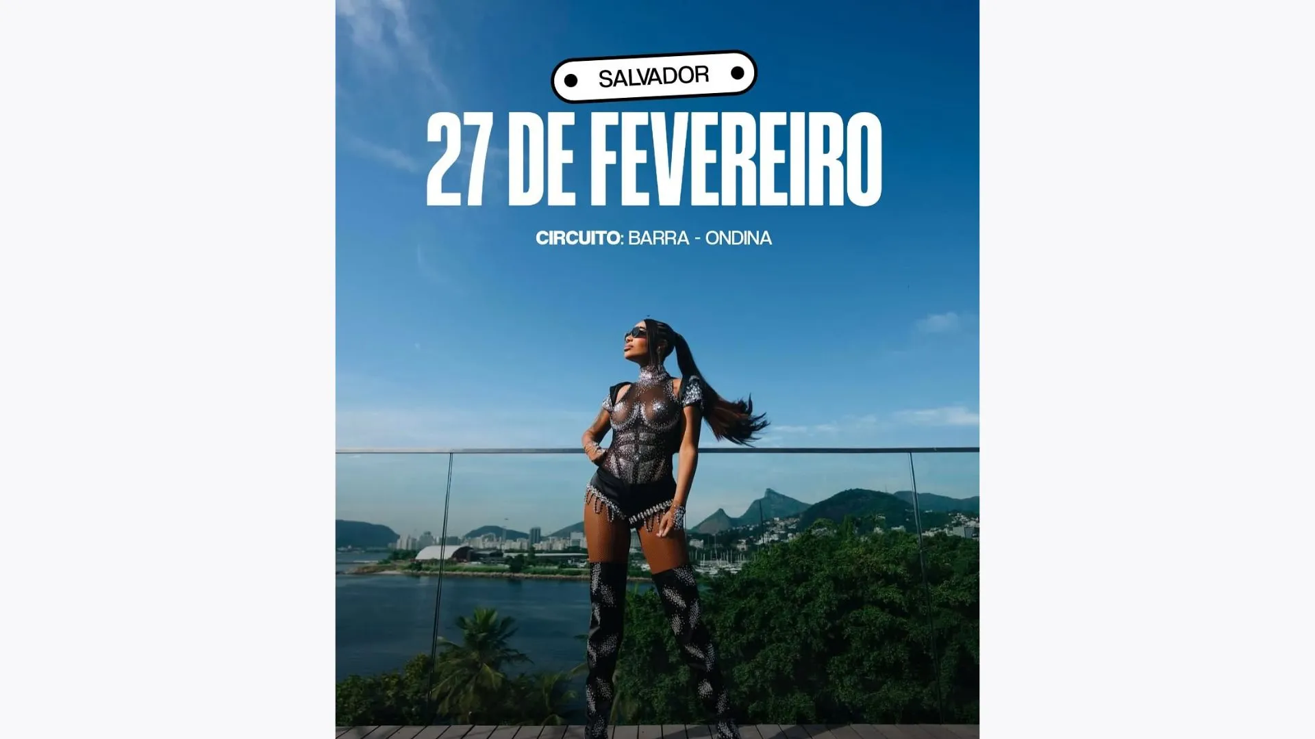 Imagem ilustrativa da imagem Confirmada! Ludmilla anuncia pipoca no Carnaval de Salvador; veja data