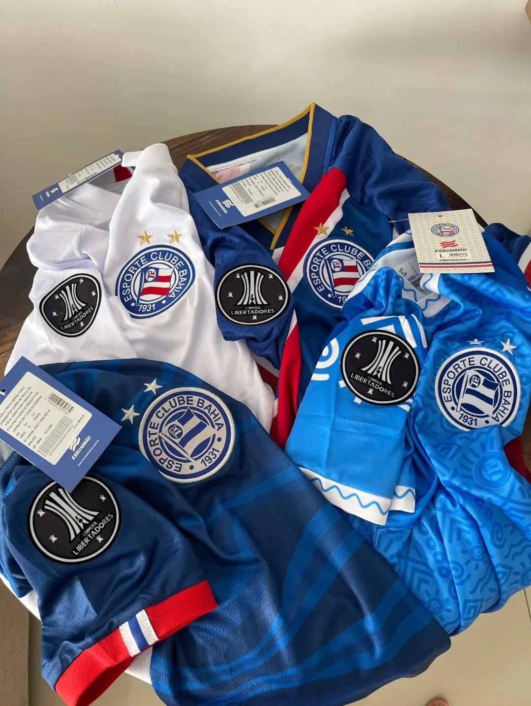 Bahia afirma que camisas com patch ainda não estão produzidas para venda