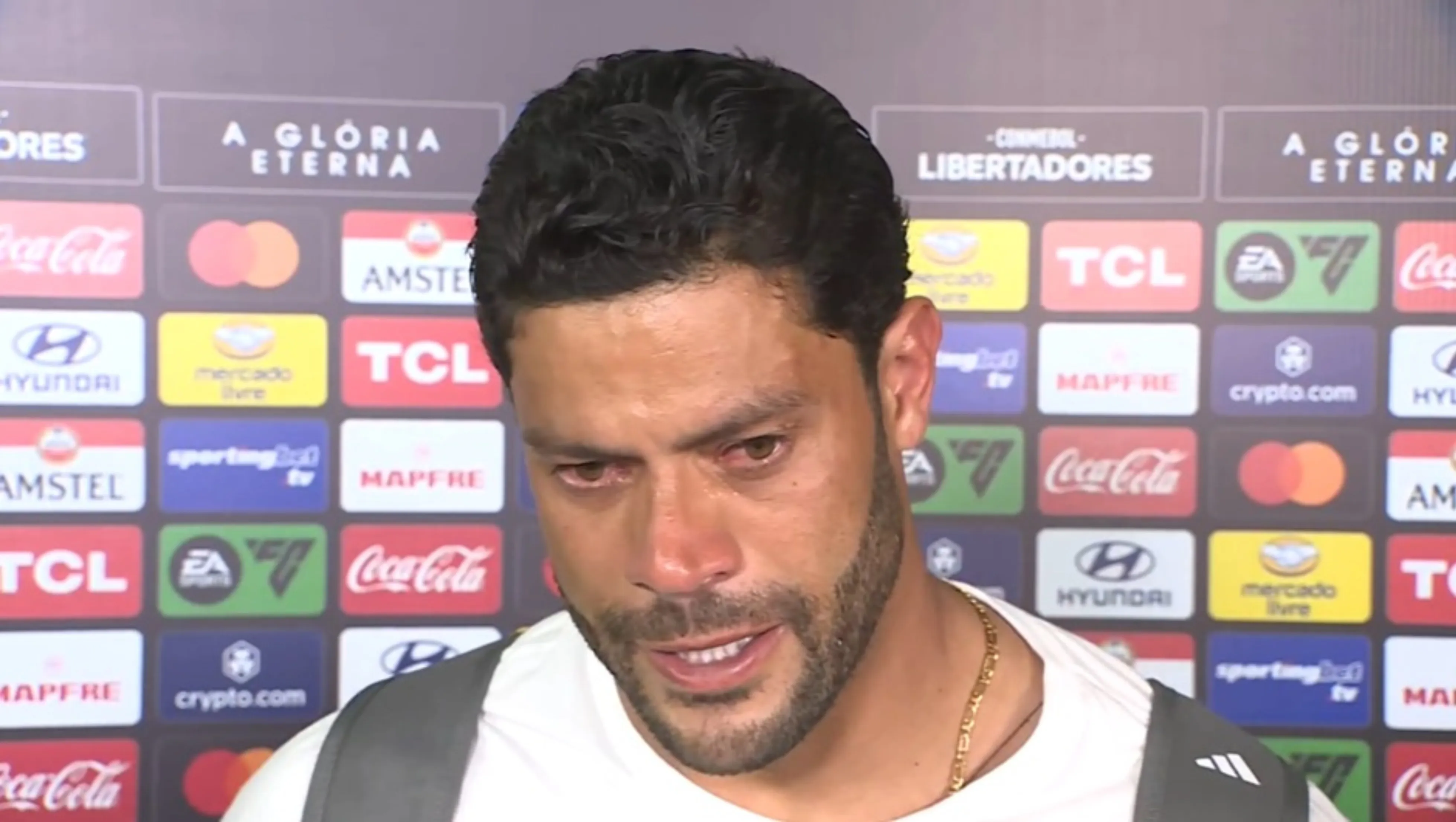 Atacante do Galo ficou bastante emocionado com derrota