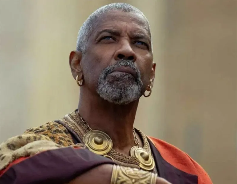 Denzel Washington interpreta Macrinus em ‘Gladiador 2’