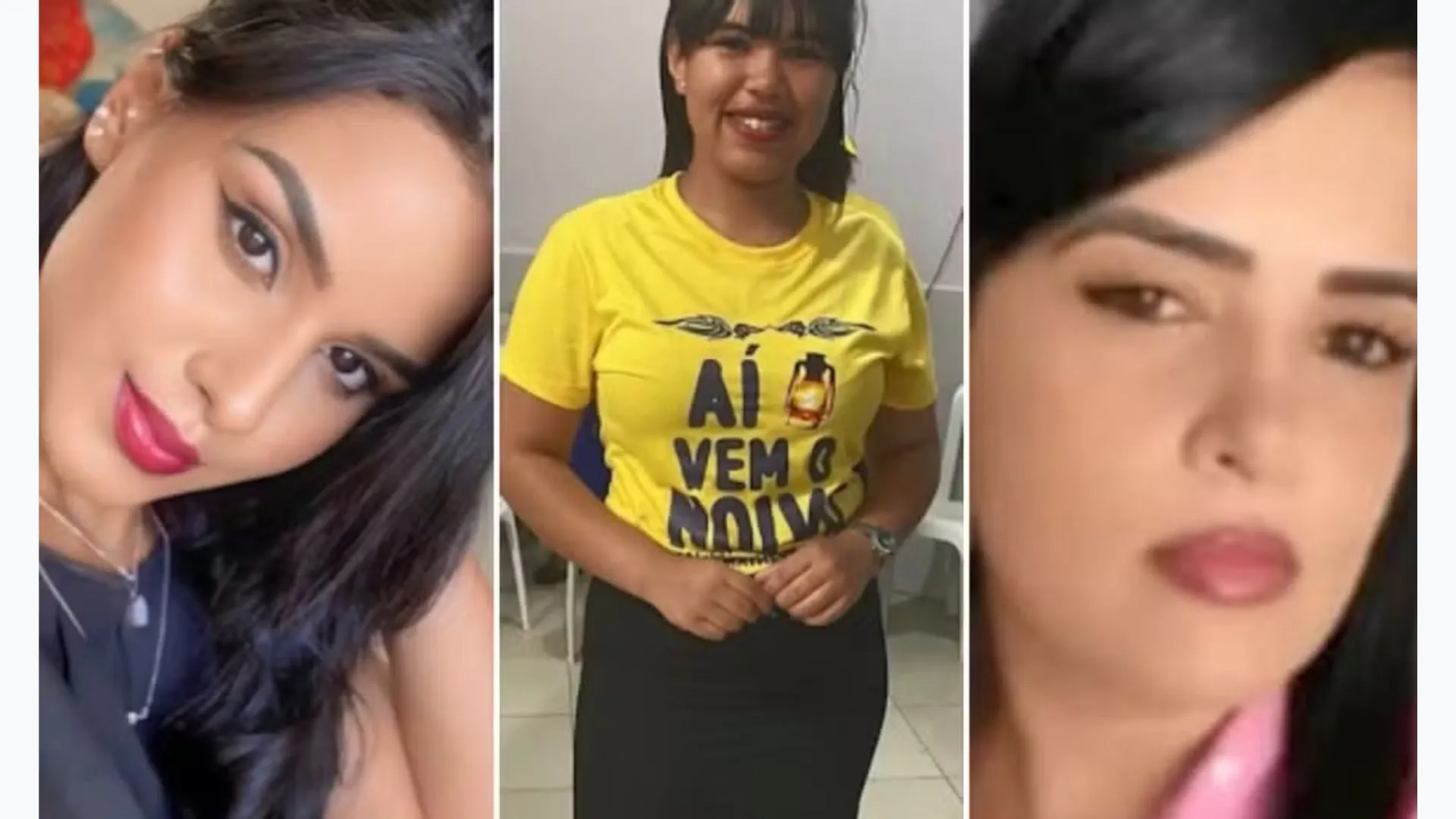 Letícia, Franciele e Thayane estão internadas